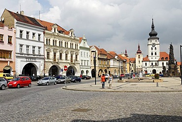 Historic old town of Zatec, North Bohemia, Czech Republic