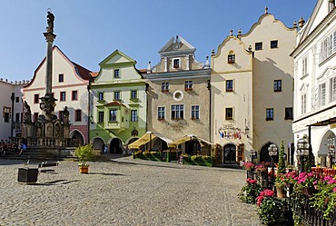 Historic old town of Cesky Krumlov, south Bohemia, Czech Republic