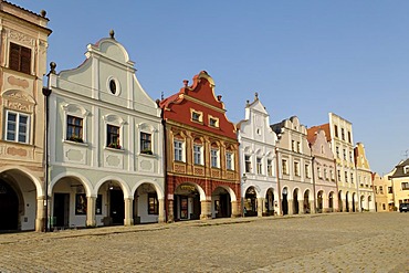 Historic old town of Telc, Unesco World Heritage Site, Moravia, Czech Republic