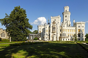 Hluboka castle, Bohemia, Czech Republik