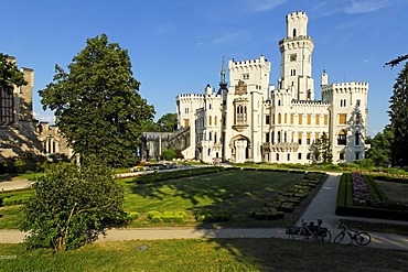 Hluboka castle, Bohemia, Czech Republik