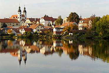 Historic old town of Telc, Unesco World Heritage Site, Moravia, Czech Republic