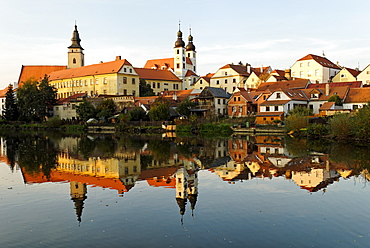 Historic old town of Telc, Unesco World Heritage Site, Moravia, Czech Republic