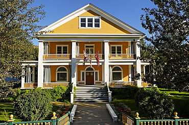 Historic mansion at Dawson City, Yukon, Canada