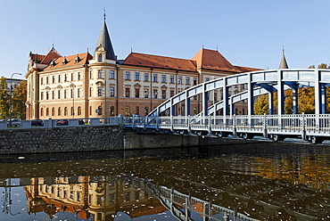 Historic old town of Ceske Budejovice, Budweis, Budvar, south Bohemia, Czech Republic