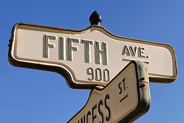 Fifth Avenue sign, Dawson City, Yukon Territory, Canada