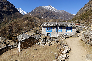 Thamo Sherpa village, Sagarmatha National Park, Khumbu, Nepal