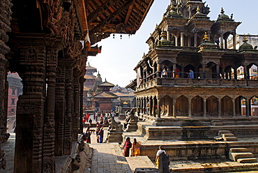 Krishna Mandir Temple, Durbar Square of Patan, Lalitpur, Kathmandu, Nepal