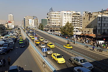 Streetscape at Damascus, Syria