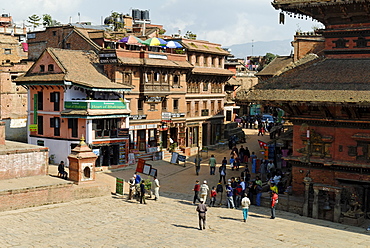 Taumadhi Tole, old town of Bhaktapur, Kathmandu, Nepal