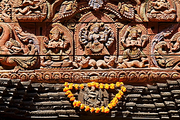 Wood carving, Durbar Square of Patan, Lalitpur, Kathmandu, Nepal