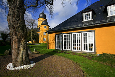 Montabaur Palace, elite education centre, Montabaur town landmark, Westerwaldkreis, North Rhine-Westphalia, Germany