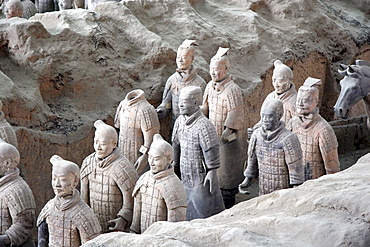 Terracotta Army, Mausoleum of the First Qin Emperor near Xi'an, China