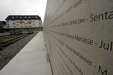 Memorial for the deported jews during the World War 2 in Stuttgart, Baden-Wuerttmberg, Germany