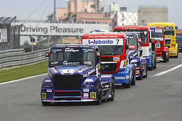 Race Trucks during the Truck Grand Prix at the Nuremberg Racetrack, Rhineland-Palatinate, Germany, Europe