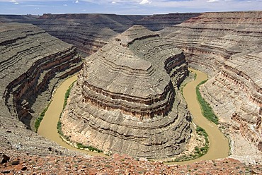 Sinuosity im Goosenecks State Park, Utah, USA