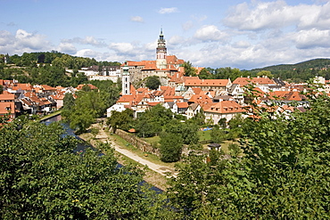 Cesky Krumlov, Krummau, UNESCO world cultural heritage, Czech Republic