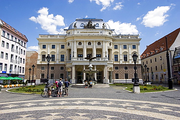 Slovakian national theatre, Hviezdoslavovo namestie square, Bratislava Slovakia