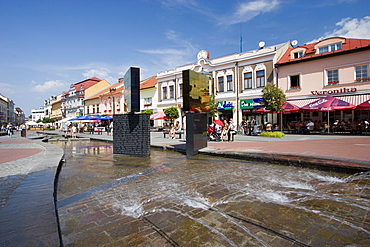 Pedestrian zone, Liptovsk? Mikulas, Slovakia