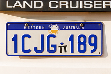 Number plate Western Australia, Australia