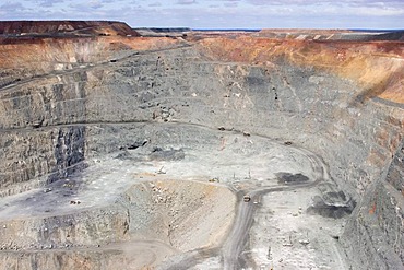 Super Pit (gold mine) Lookout, Kalgoorlie, Western Australia, WA, Australia