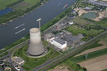 Atomic power plant Mulheim-Karlich, Rhineland-Palatinate, Germany