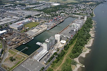 Harbor of Koblenz, Rhineland-Palatinate, Germany