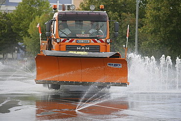 Winter weather service testing her vehicles