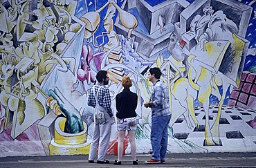 "East Side Gallery", Berlin wall, Berlin, Germany, Europe