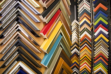 Choice of various decorated colourful picture frames