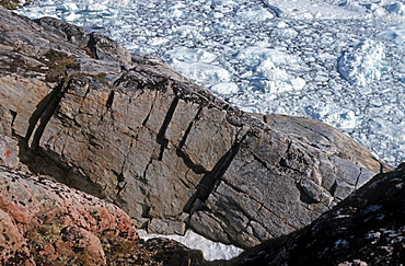 Steep cliffs, Ilulisaat, Greenland, Danmark