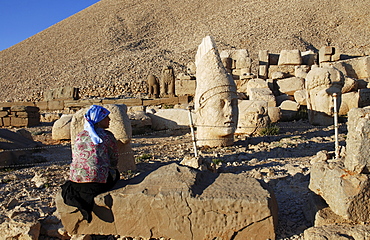 Tomb-sanctuary Nemrut Dagi, Anatolia, Turkey