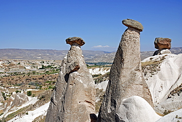 Chimneys, Uerguep, Cappadocia, Turkey