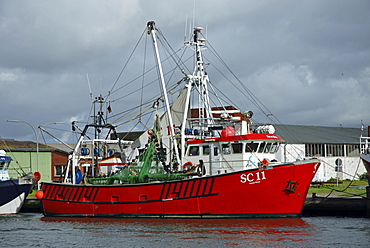 In the harbour of Buesum, Schleswig Holstein, Germany