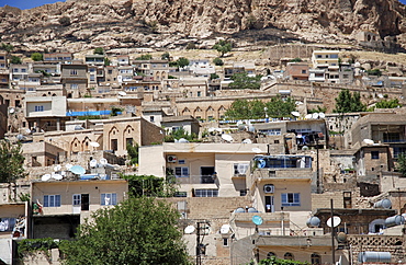 Houses, north Syrian architectural style, Mardin, South-East Anatolia, Turkey