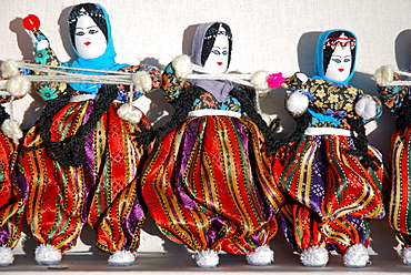 The famous handmade dolls from Cappadocia, Anatolia, Turkey