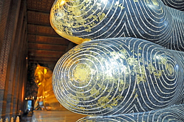 Laying Buddha, Wat Pho, Bangkok, Thailand, Southeast Asia, Asia