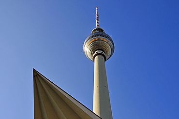 TV tower on Alexander Square, Berlin, Germany, Europe