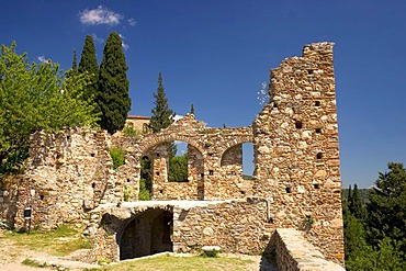 Byzantine city Mistras, Lakonia, Peloponnese, Greece