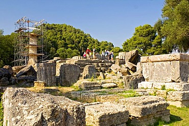 Temple of Zeus, Olympia, Peloponnese, Greece