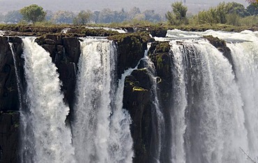 Detail, waterfall, Victoria Falls, Zimbabwe, Africa