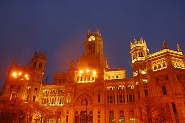 Main Post Office , Casa de Correos y Telegrafos , Madrid , Spain , Europe