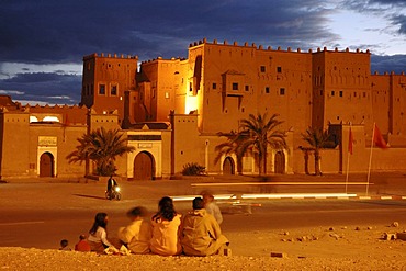 View on the Kasbah , Ouarzazate , Morocco , Africa