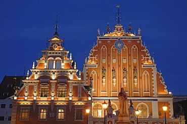 House of the Brotherhood of Blackheads, Riga, Latvia, Europe