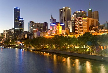 Skyline at Yarra River, Melbourne, Victoria, Australia