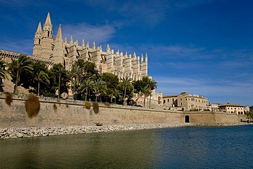 La Seu Cathedral, Palma, Majorca, Balearic Islands, Spain