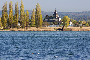 St George's Church on Reichenau island, UNESCO World Heritage Site, Lake Constance, Baden-Wuerttemberg, Germany, Europe, PublicGround