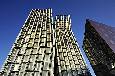 Dancing Towers office building on the Reeperbahn in St. Pauli, Hamburg, Germany, Europe