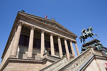 Alte Nationalgalerie or Old National Gallery, Museum island, UNESCO World Heritage Site, Mitte district, Berlin, Germany, Europe