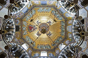 Octagon, Aachen Cathedral, UNESCO World Heritage Site, Aachen, North Rhine-Westphalia, Germany, Europe